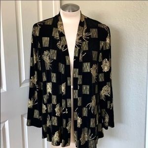 CLOSING SALE! Vintage Gold Floral Pattern Jacket